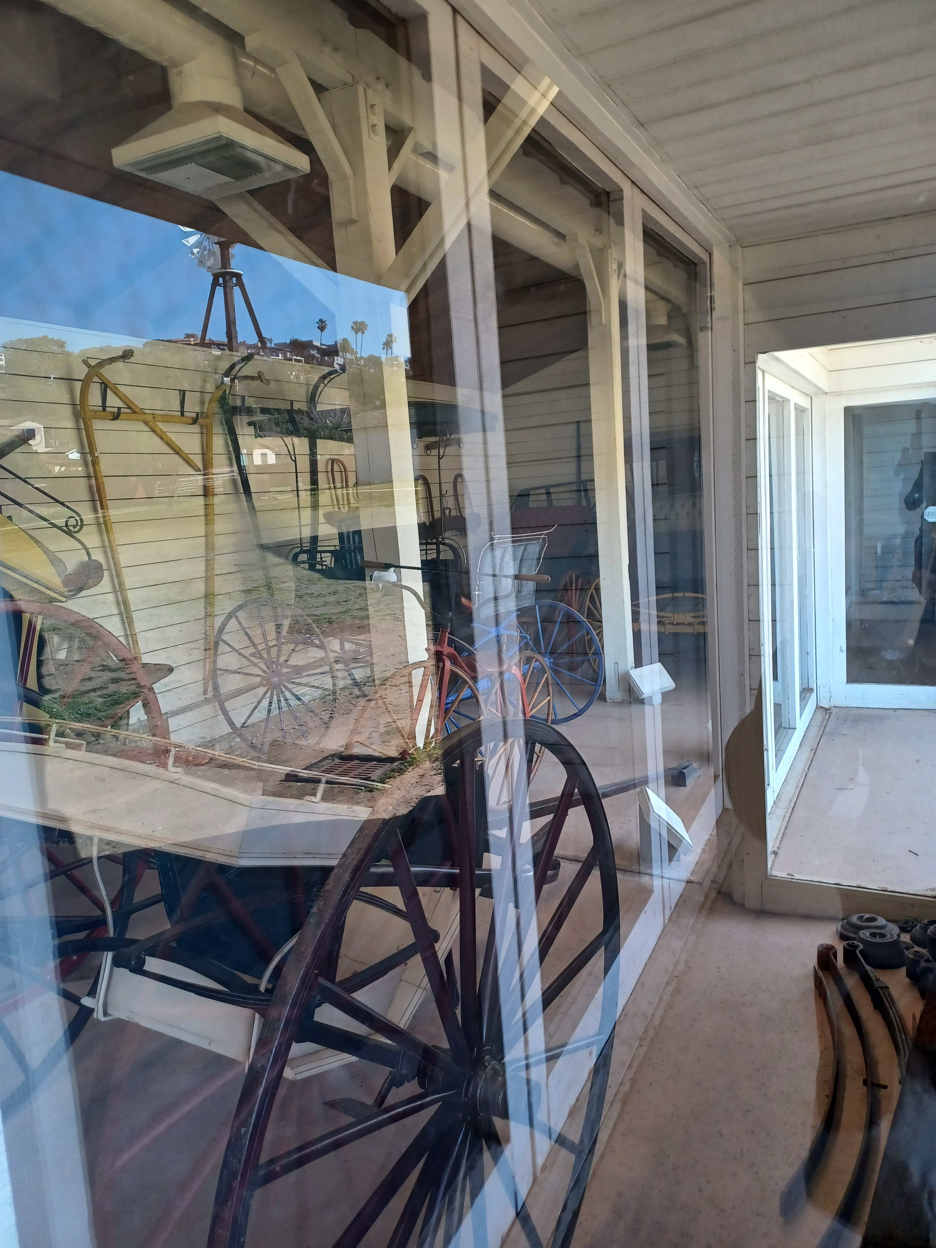 A wagon shop